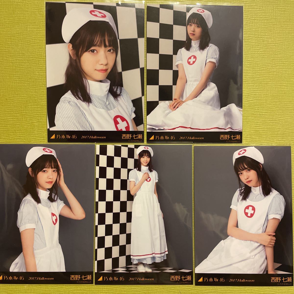 乃木坂46 西野七瀬 生写真 ナース コンプ レア