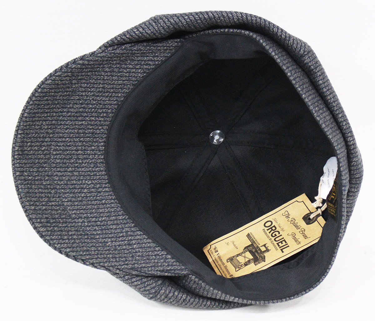 ORGUEIL (オルゲイユ) Casquette / ストライプキャスケット OR-7105A