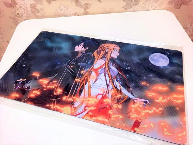 ソードアート オンライン アスナリズベット デスクマットc 日本 デスクマットc