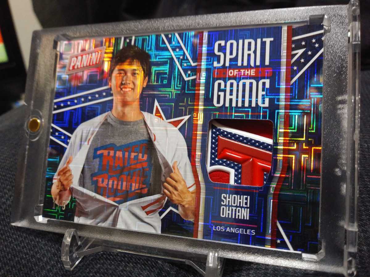 5枚限定/ファーストナンバー】2018/大谷翔平/PANINI/SPIRIT OF THE
