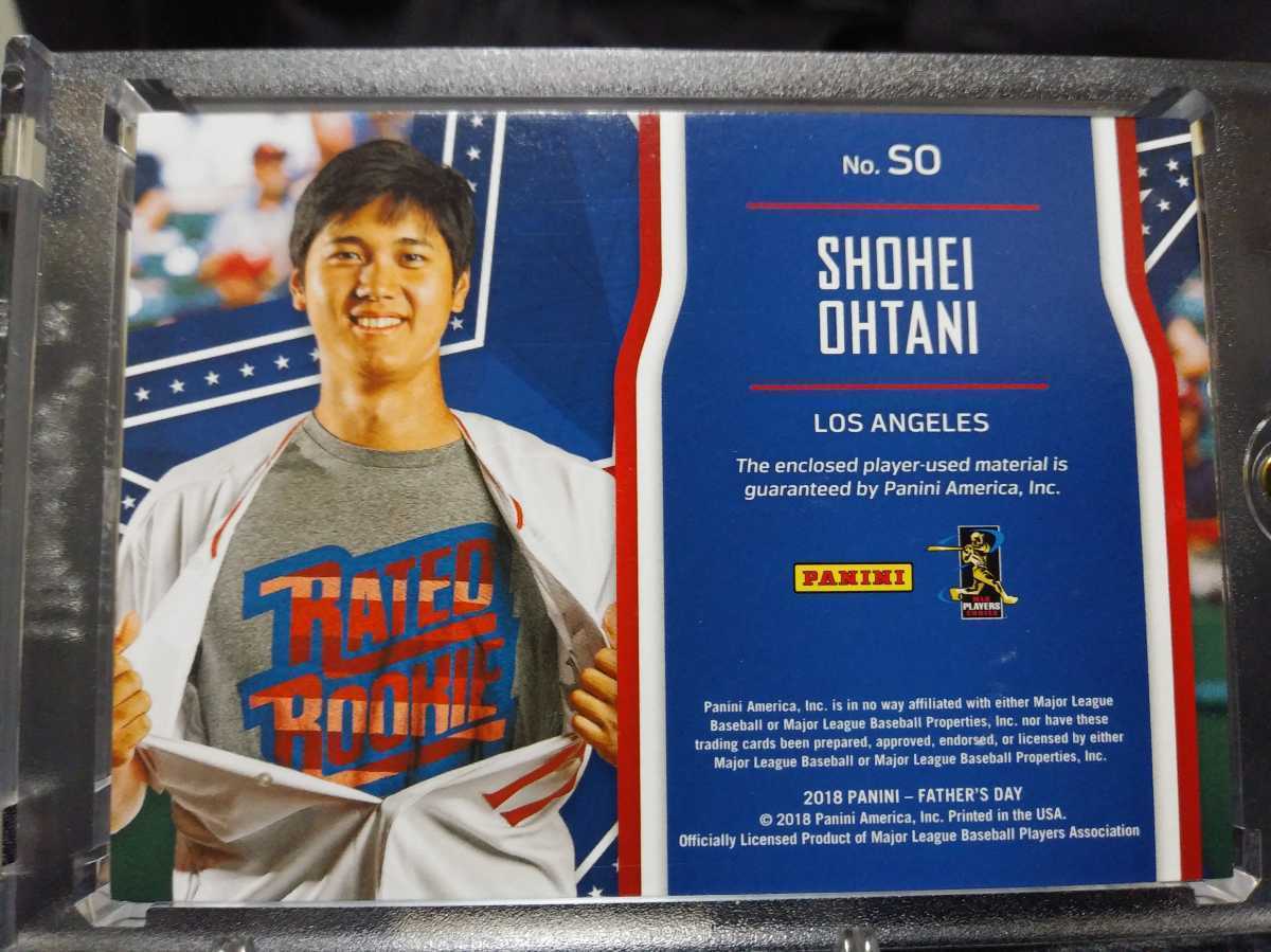 大谷翔平 2018 PANINI 実使用ジャージ レリック ルーキー RC 【公式通販】