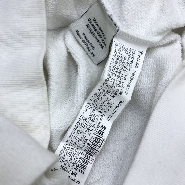 I935 O Zara ザラ 絵画プリントスウェット Sizexl ホワイト 白 ティントレット プラド美術館 トレーナー コットン トップス メンズ 男性用 売買されたオークション情報 Yahooの商品情報をアーカイブ公開 オークファン Aucfan Com