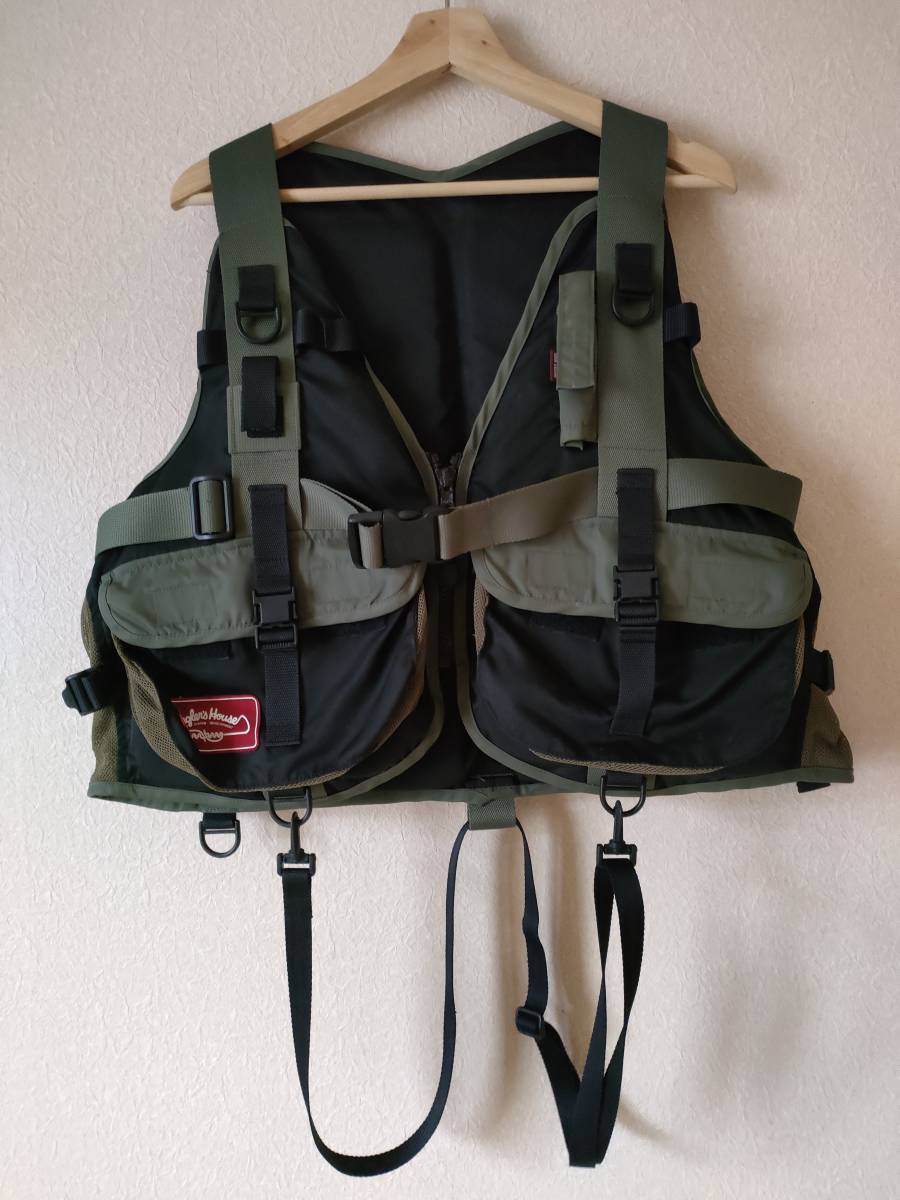 新品，格安 アングラーズハウス フローティングベスト Anglers House ライフジャケット 釣用(ライフジャケット)｜売買されたオークション情報、yahooの商品情報をアーカイブ公開 - オークファン ライフジャケット