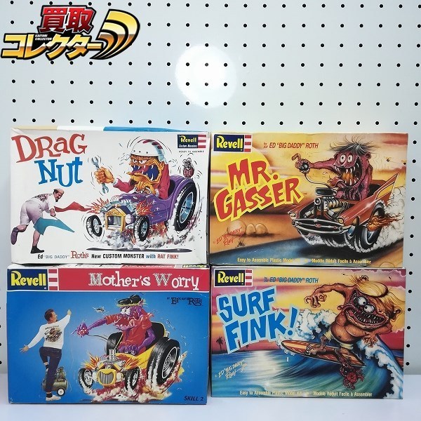  mL690c 未組立 Revell SURF FINK MR.GASSER DRaGNUT Mother's Worry | プラモデル Q(キャラクター)｜売買されたオークション情報、yahooの商品情報をアーカイブ公開 - オークファン その他