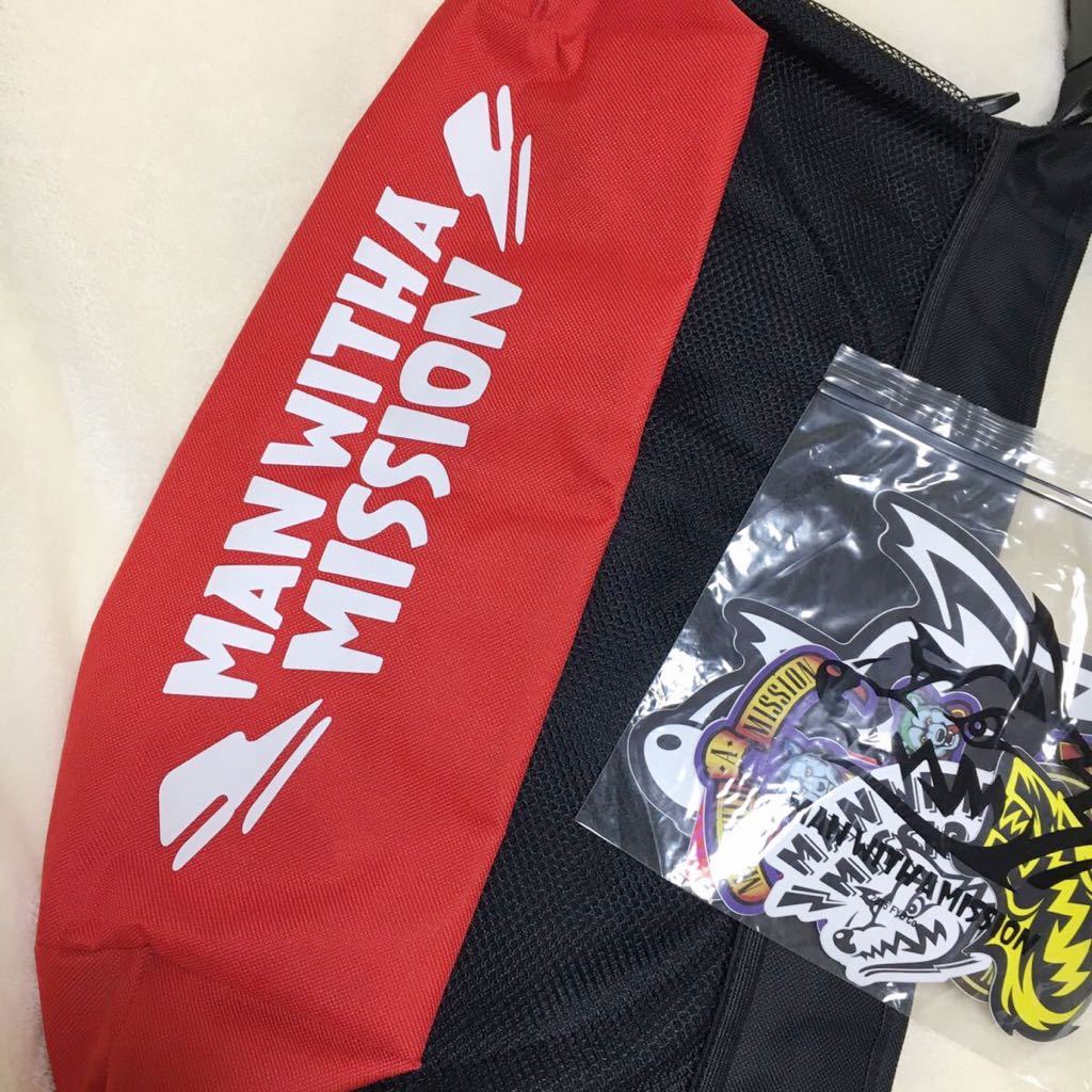 未使用 MAN WITH A MISSION ボディバッグ メッセンジャーバッグ 痛
