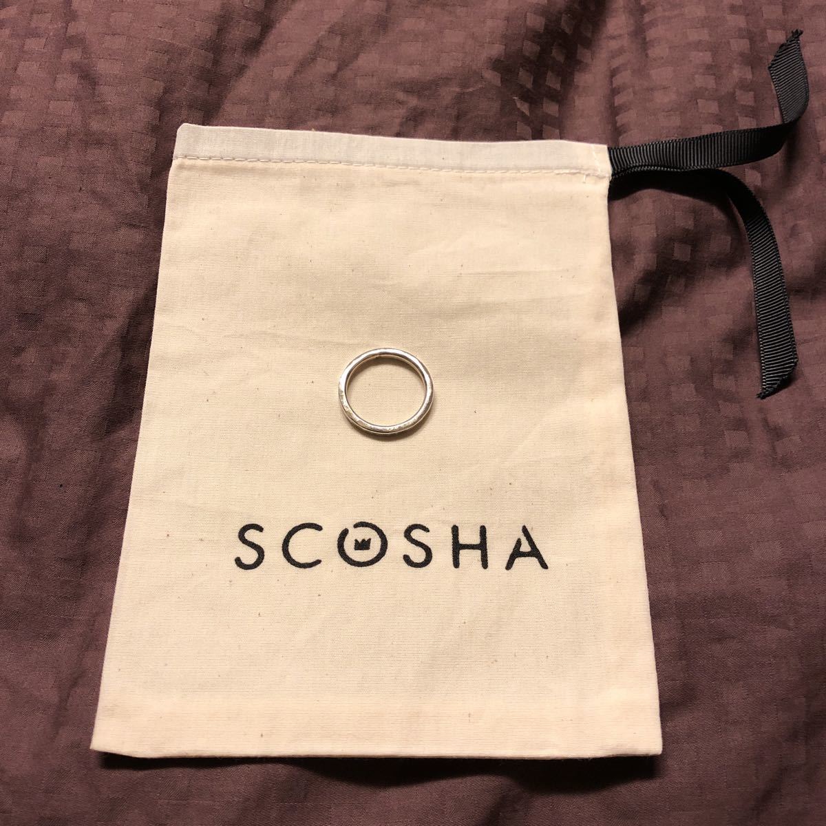 スコーシャ SCOSHA シルバーリング 24号 - SCOSHA ⁄ DOUBLE BAND 