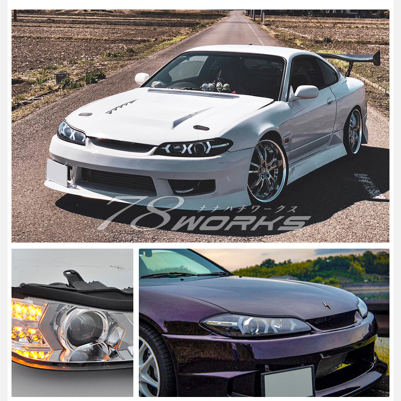 s15 純正 Lパッケージ キセノン HID ヘッドライト 左右セット 美品  