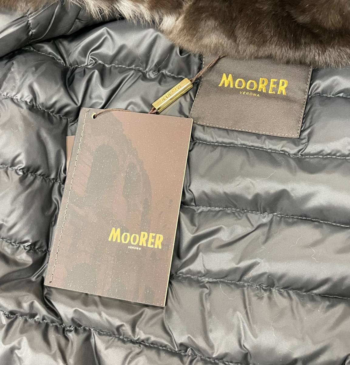 定価935000円 新品 国内正規 ■ MooRER 21AW ONIRO-FUR-NK オニーロ ヌバックレザー ダウンジャケット NERO ムーレ ■46 > ムーレー でらでら バルビエリ MooRER ボンバージャケット