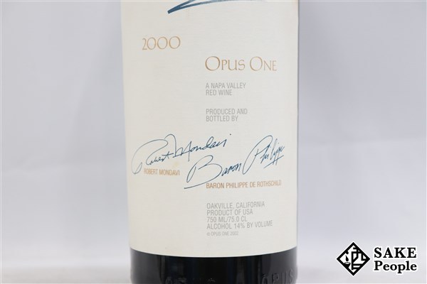 □注目! オーパス・ワン 2000 750ml 14% アメリカ 赤 オーパス | ワン 