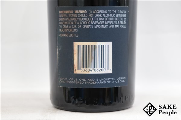 □注目! オーパス・ワン 2000 750ml 14% アメリカ 赤 オーパス | ワン 
