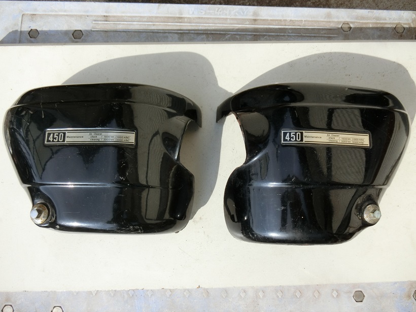 HONDA CB450K0クジラ 純正サイドカバー 左右セット 当時のままで綺麗 