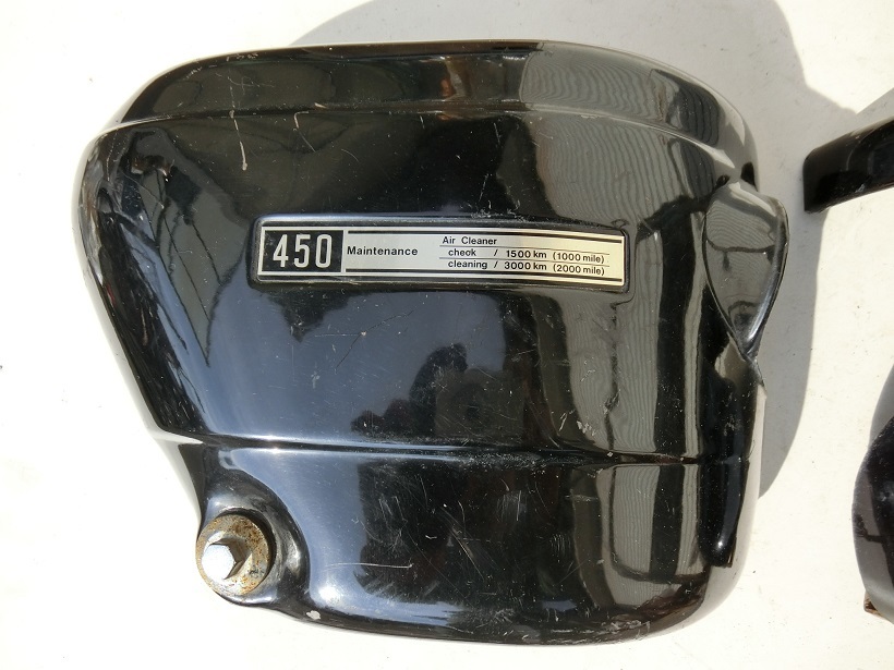 HONDA CB450K0クジラ 純正サイドカバー 左右セット 当時のままで綺麗 
