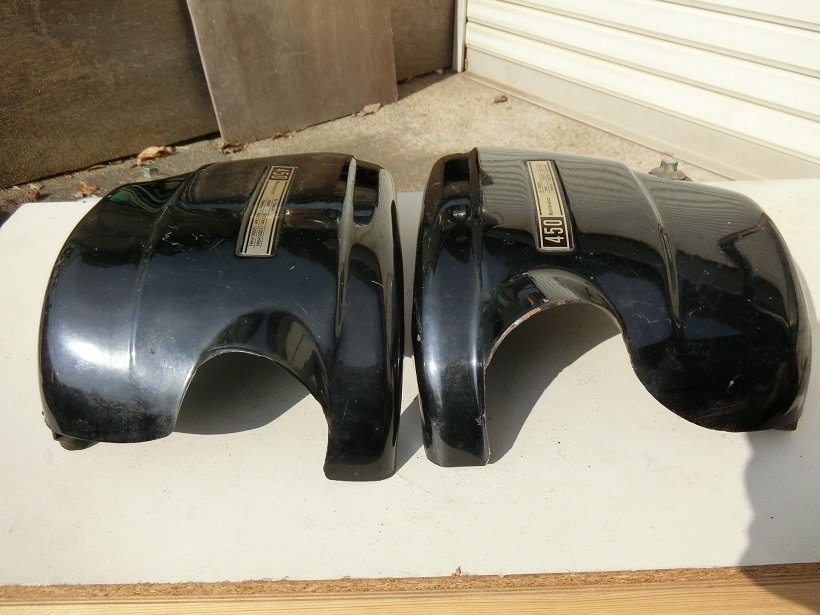 HONDA CB450K0クジラ 純正サイドカバー 左右セット 当時のままで綺麗 