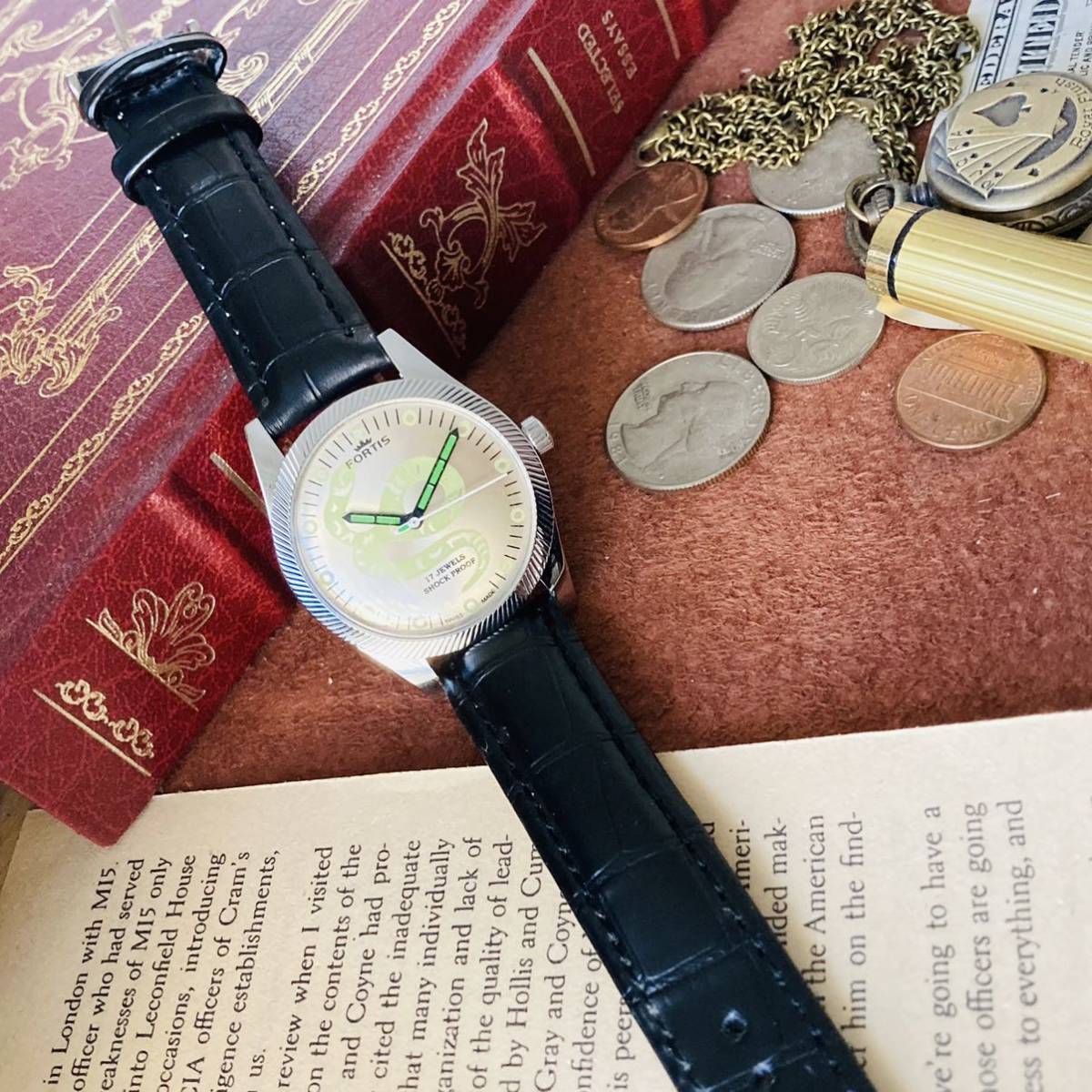 1円スタート】□カッコイイ!美品□フォルティス/FORTIS/アンティーク 