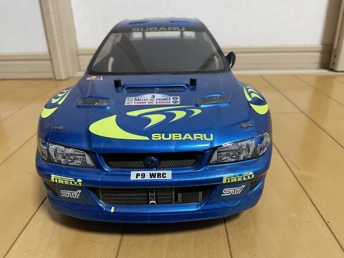 タミヤTT-02タイプS インプレッサボディ付き （ラリー仕様）