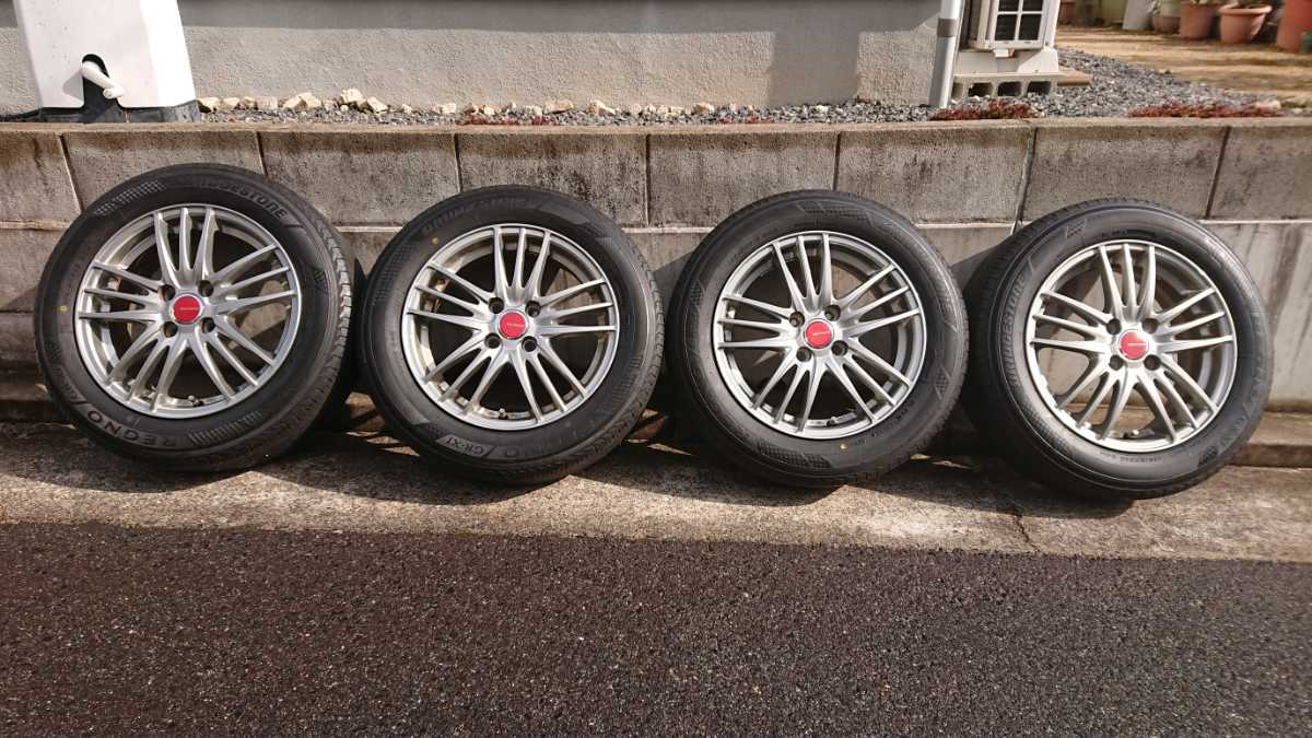 大人気，品質保証 ブリヂストン ECO FORME 5.5J オフセット＋42 175/65R15 ブリヂストン REGNO GR-XI タイヤホイールセット 超 ４本セット 15インチ 軽量(中古品)｜売買されたオークション情報、yahooの商品情報をアーカイ 15インチ