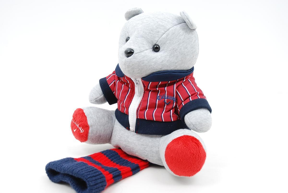 Coco キャロウェイ ぬいぐるみヘッドカバー ドライバー Dr用 ベア Bear グレー レッド 502 キャロウェイ 売買されたオークション情報 Yahooの商品情報をアーカイブ公開 オークファン Aucfan Com