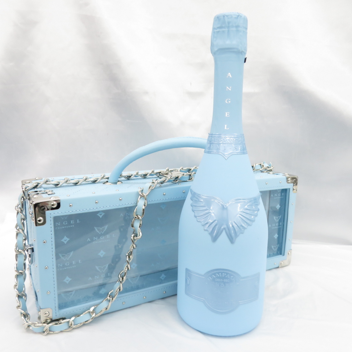 未開栓】ANGEL エンジェル ドゥミセック ブルー シャンパン 750ml 12.5