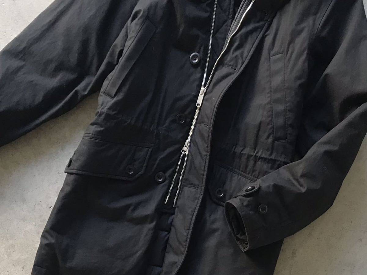 美品 MHL 中綿ダウン モッズコート S マーガレットハウエル MARGARET 