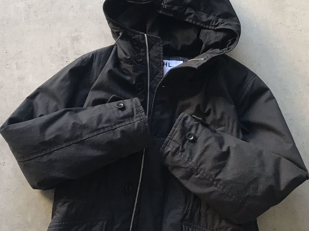 美品 MHL 中綿ダウン モッズコート S マーガレットハウエル MARGARET 