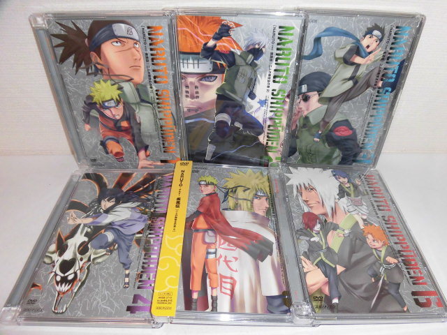 2109-1417◇DVD NARUTO ナルト 疾風伝 二人の救世主の章 全6巻セット