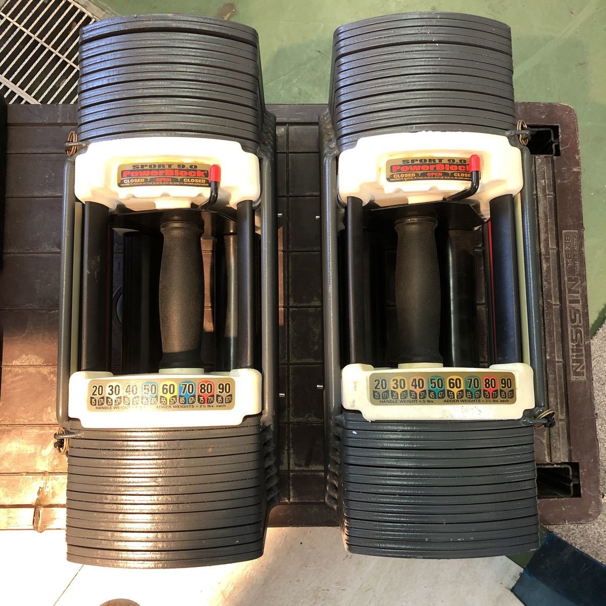 POWER BLOCK パワーブロック SPORT 9.0 アジャスタブルダンベル 専用台