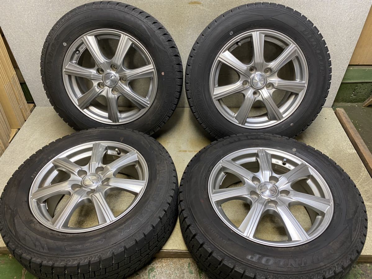 205/65R16 95Q ダンロップ WINTER MAXX WM02 スタッドレス 16x6.5J