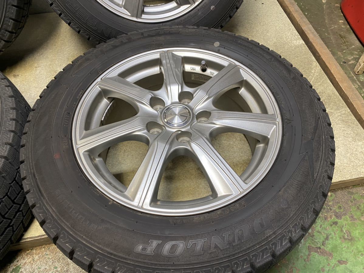 205/65R16 95Q ダンロップ WINTER MAXX WM02 スタッドレス 16x6.5J