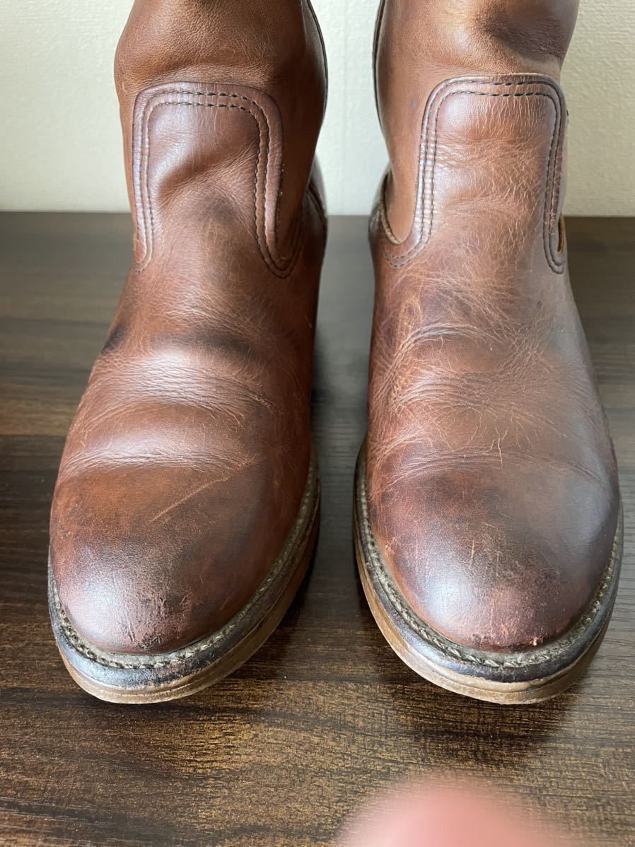 RED WING レッドウイング ペコスブーツ 旧羽タグ プリントタグ 7D