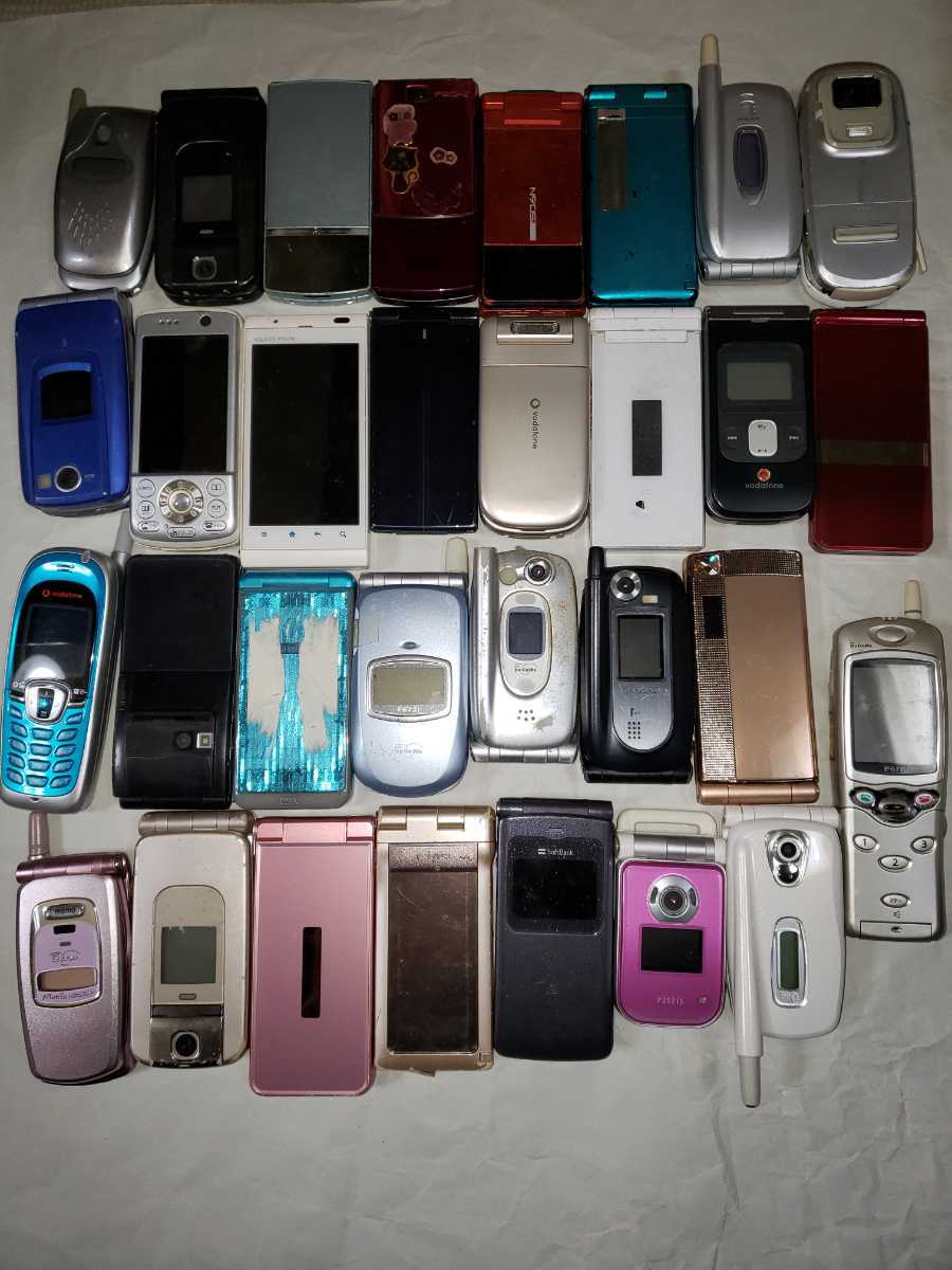 ガラケー ジャンク まとめ売り 携帯電話 ジャンク品 112点 ジャンク