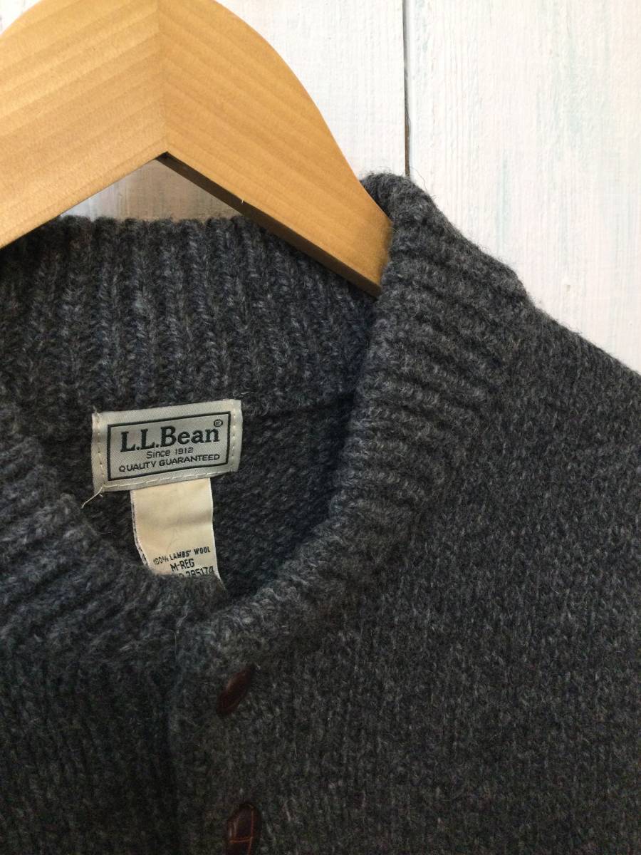 L.L.BEAN エルエルビーン 美品 ウールニット セーター ヘンリーネック 