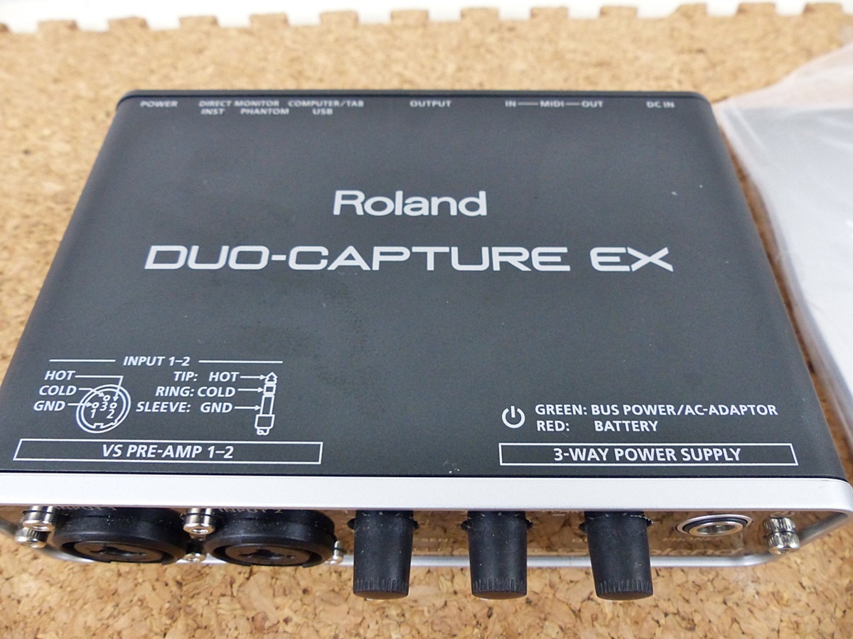 B7B-41-061-1] 楽器 Roland DUO-CAPTURE EX UA-22 オーディオ
