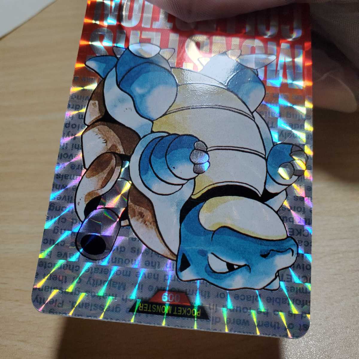 超極美品クラス】ポケモンカードダス 009 カメックス 赤 バンダイ 1996