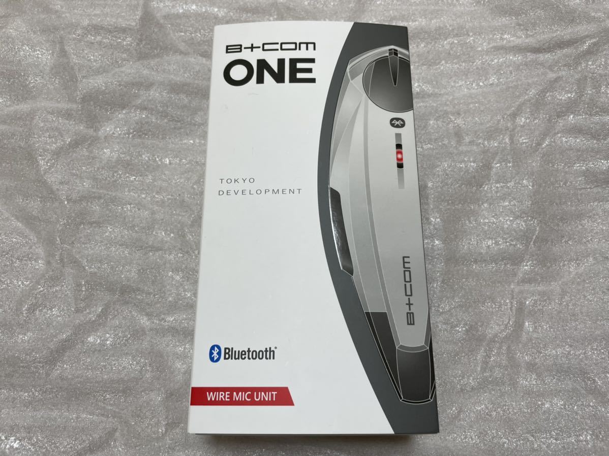 ビーコム B+COM ONE ホワイト 白 ワイヤーマイク UNIT SB6Xより軽量 