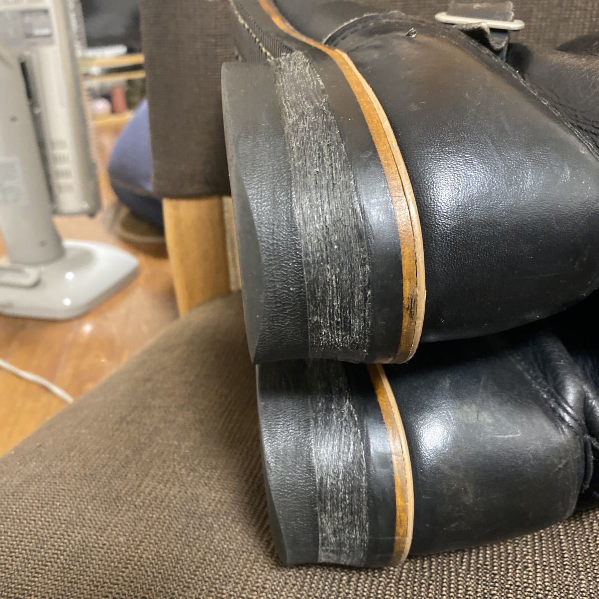 95，Chippewaチペワ 黒タグPT91 エンジニアブーツ 8E 26cm