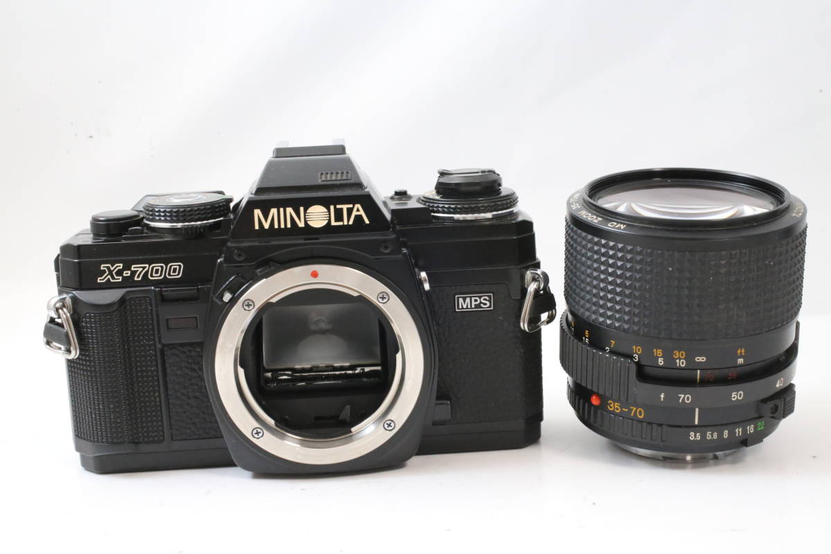 MINOLTA X-700 ボディ / MD ZOOM 35-70mm 1:3.5 レンズ フィルムカメラ