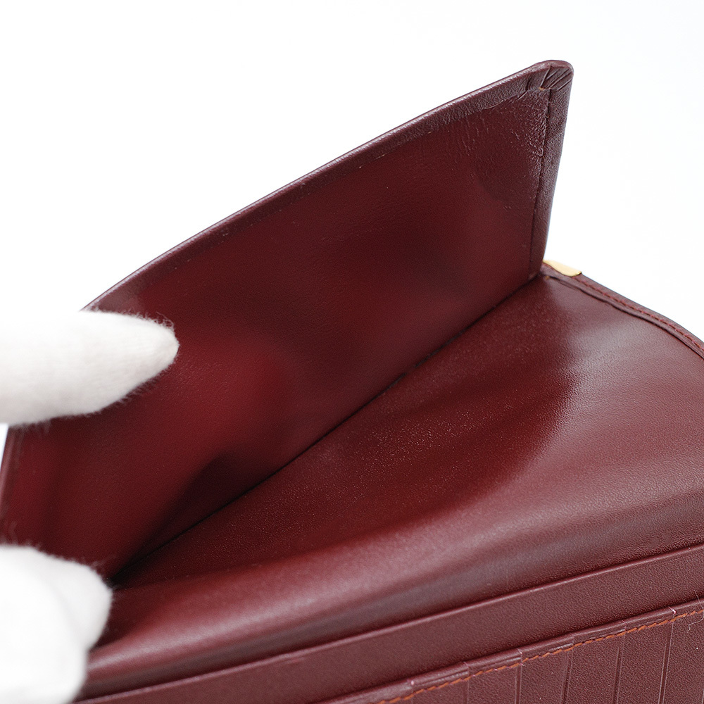 未使用品 Cartier カルティエ 二つ折り長札入れ マストライン L3000003  
