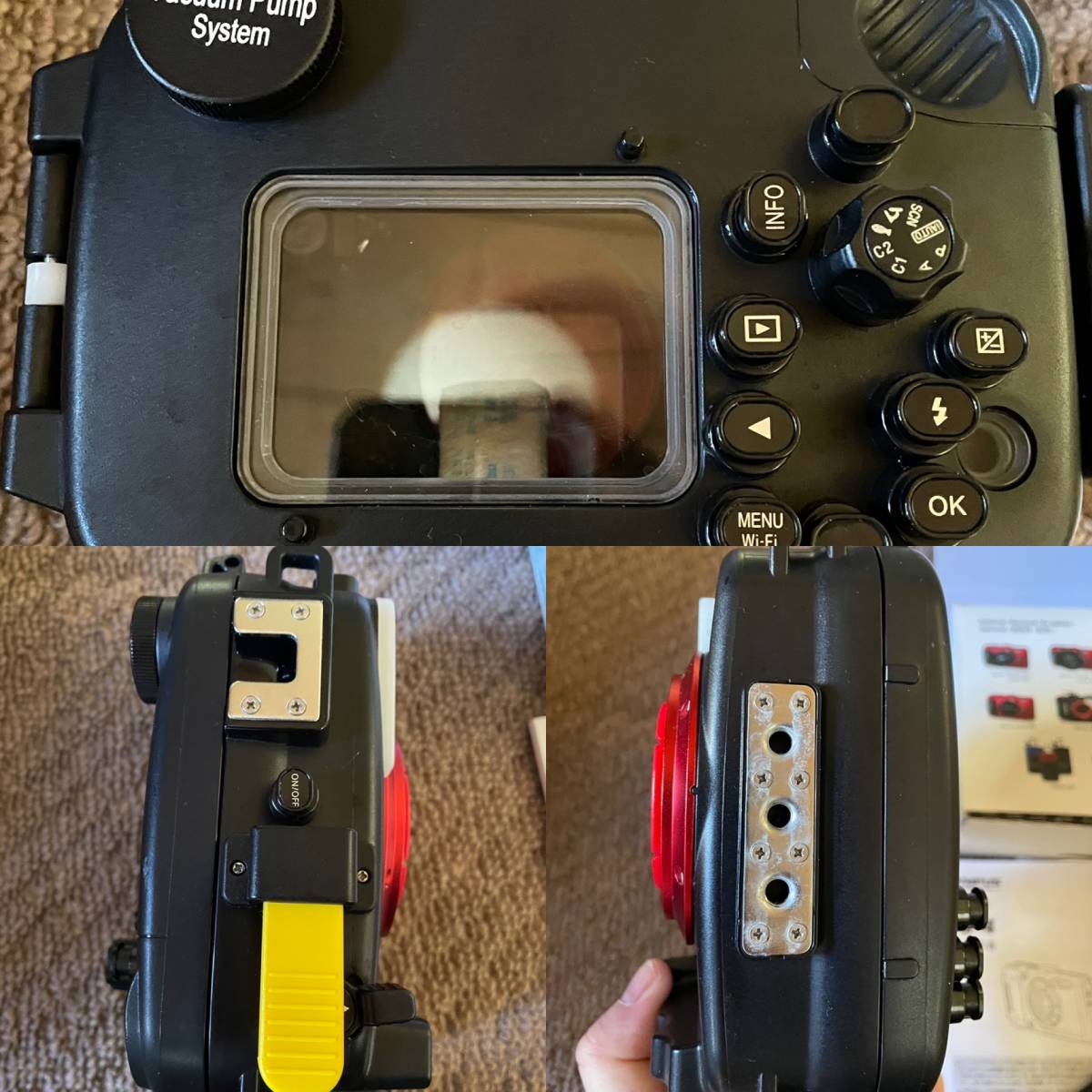 OLYMPUS オリンパス TG-4 RED + SeaFrogsハウジング