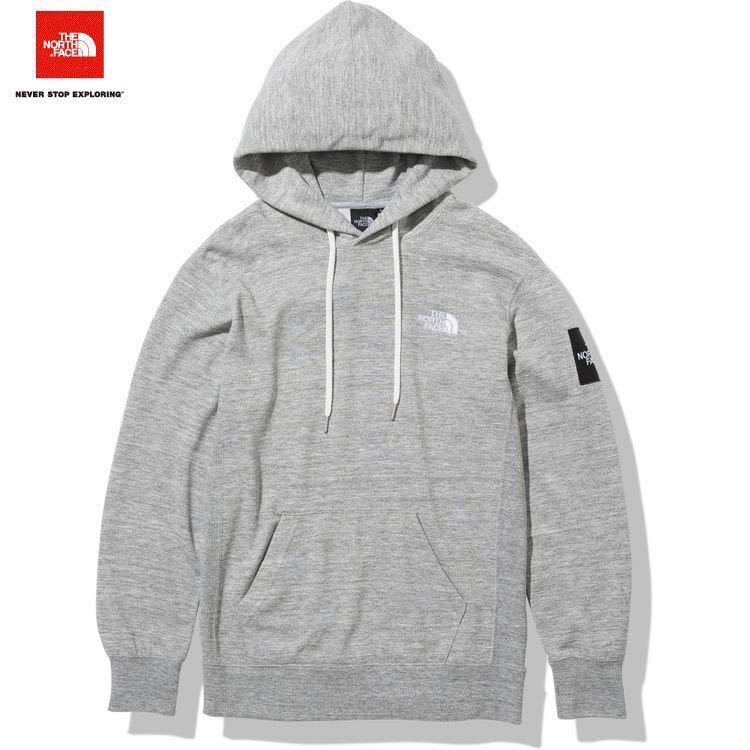 お買い得，人気SALE THE NORTH FACE Square Logo Hoodie ザ ノースフェイス スクエア ロゴ フーディー／パーカー ミックス グレー／灰 NT12230-Z／XXL 2XL(トップス)｜売買されたオークション情報、yahooの商品情報をアーカイブ 男性用