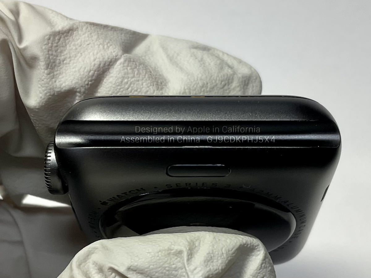 Apple Watch Series 3 GPSモデル 42mm スペースグレイアルミニウム 