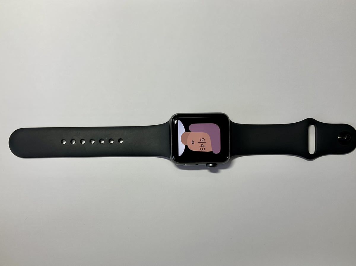 Apple Watch Series 3 GPSモデル 42mm スペースグレイアルミニウム 