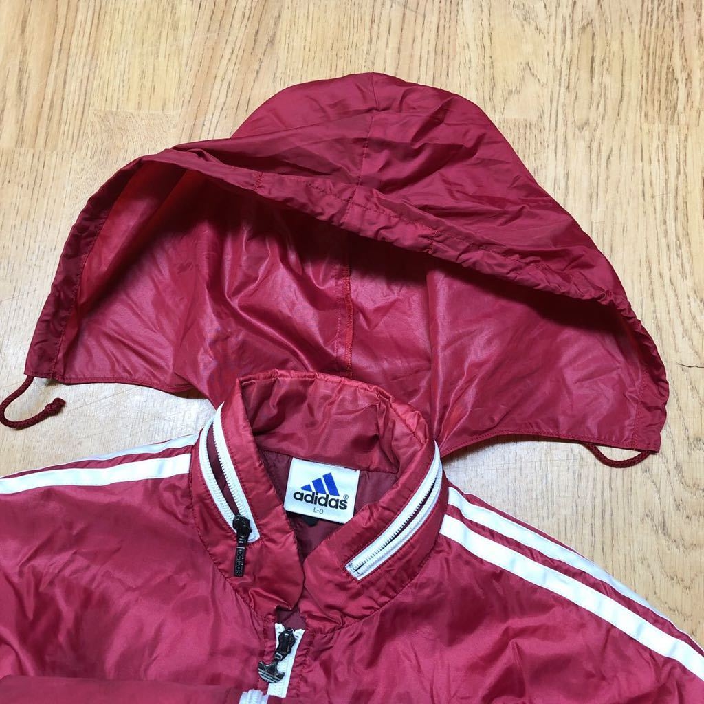 90's◇adidas アディダス ナイロンジャケット ベンチコート 中綿 90's◇adidas アディダス ナイロンジャケット ベンチコート 中綿