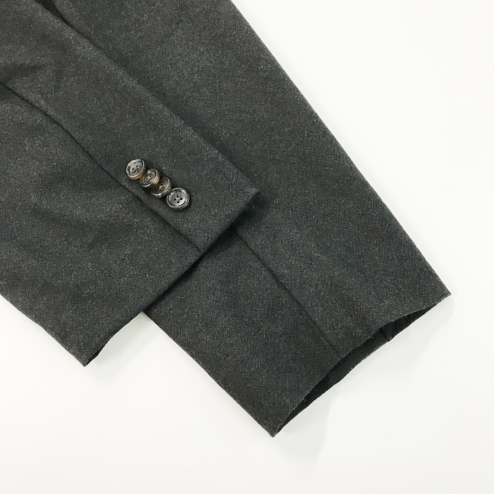 1円】Belvest ベルベスト チェスターコート ブラック系 48