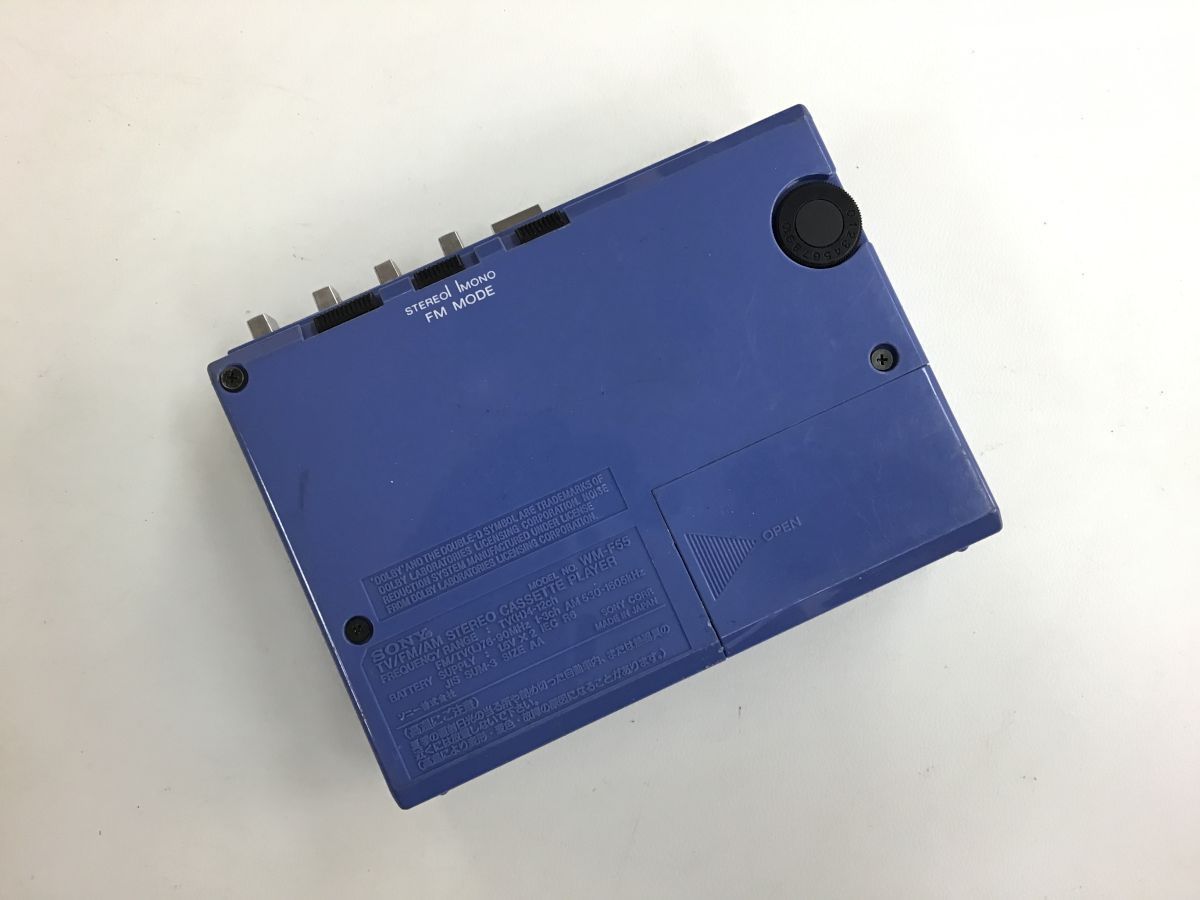 SONYソニー WM-F55 ウォークマンTV 通電確認済 SONY ソニー WM-F55 通電確認 FM⁄AM⁄TV V55〇通電⁄動作