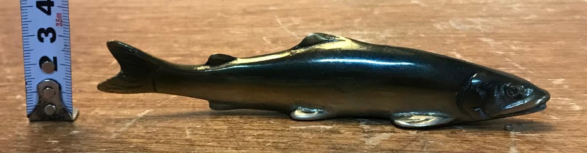 □送料無料□ 鮎 あゆ 置物 魚 川魚 ペーパーウエイト 文鎮 書道具 