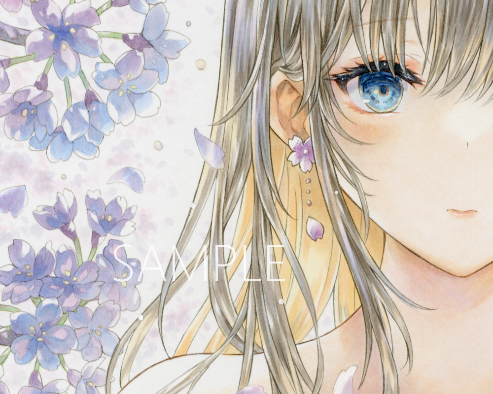 Moco 手描きイラスト 桜少女 オリジナル 少女 花 桜 美人画 絵画 日本画 ドール 大色紙27 3 24 2センチ 手描きイラスト 売買されたオークション情報 Yahooの商品情報をアーカイブ公開 オークファン Aucfan Com