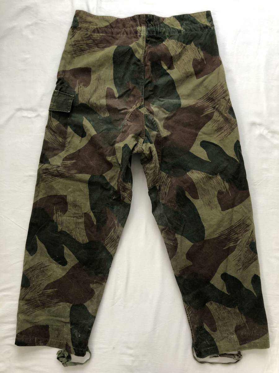 ブラッシュストロークカモパンツ◇ベルギー軍◇Size5◇1956年 後期  