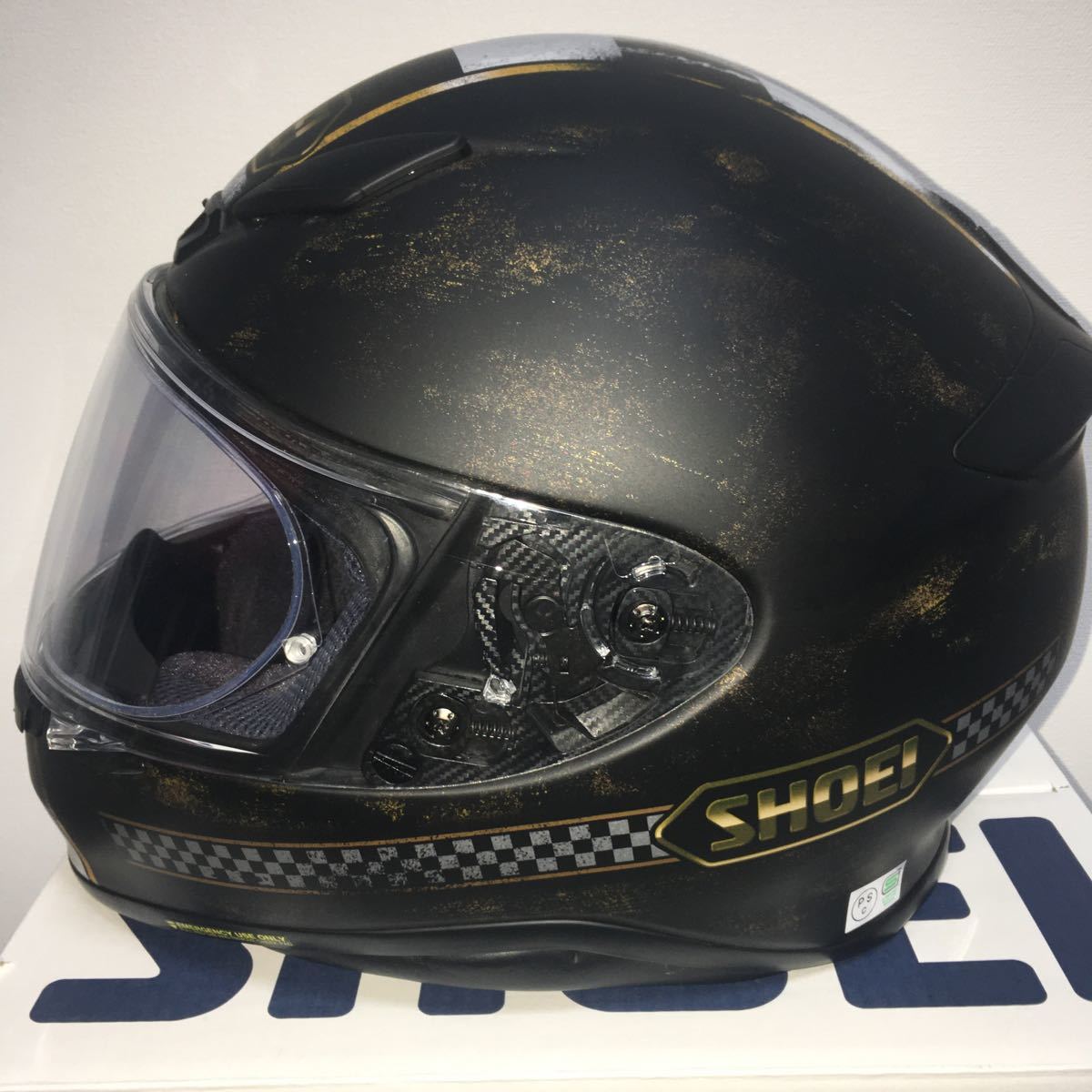 SHOEI Z-7 TERMINUS ショウエイ ヘルメット ブラック／ゴールド XL