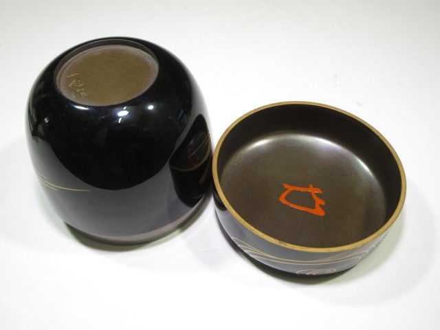 安い人気商品 輪島塗 角偉三郎 角野岩次 他五作家合作 草花図沈金 銘々