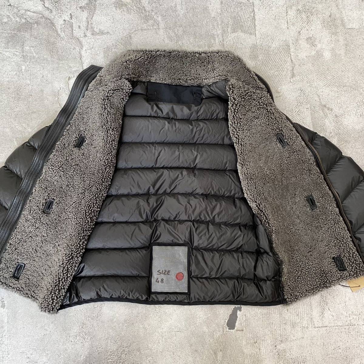 試着程度 TEN C SHEARLING LINER テンシー シープスキン ナイロン 